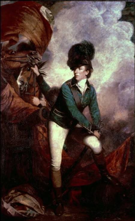 Colonel Banastre Tarleton (1754-1833) von Sir Joshua Reynolds