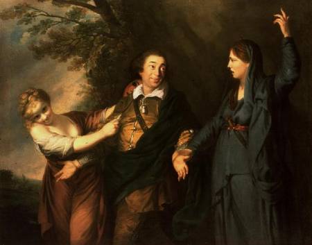 David Garrick (1717-79) von Sir Joshua Reynolds