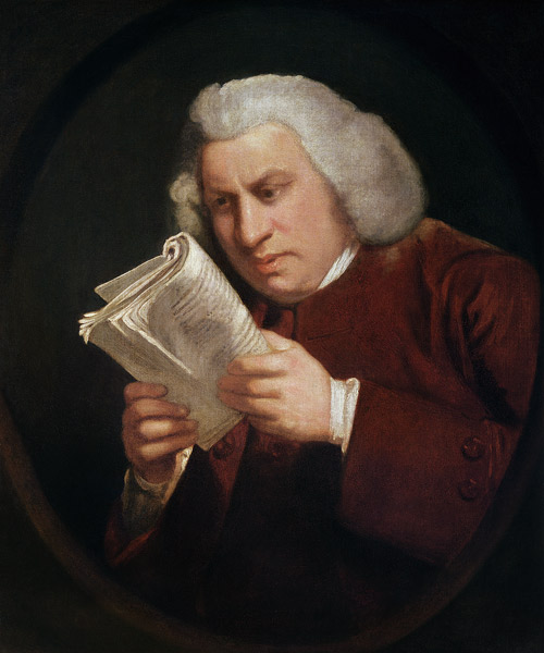 Dr. Johnson (1709-84) von Sir Joshua Reynolds