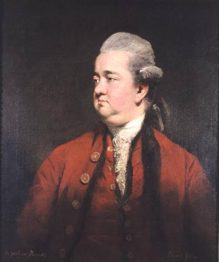Portrait of Edward Gibbon (1737-94) von Sir Joshua Reynolds