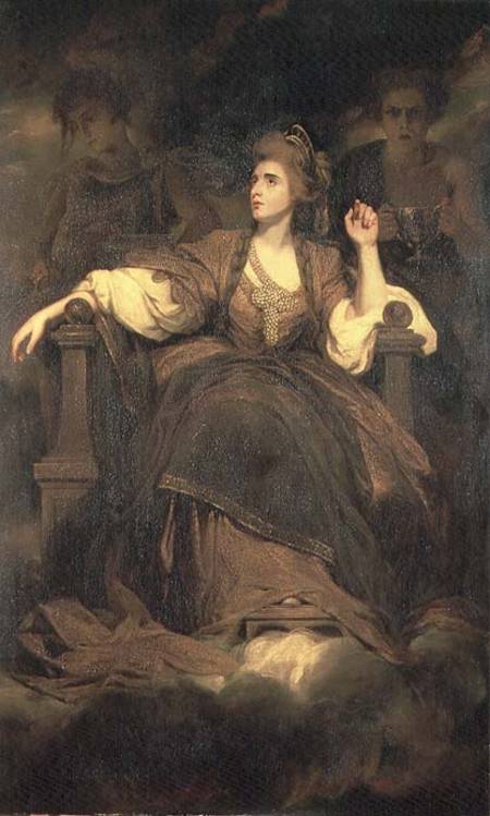 Mrs Siddons as the Tragic Muse von Sir Joshua Reynolds