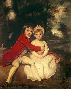 John Parker und seine Schwester Theresa 1779