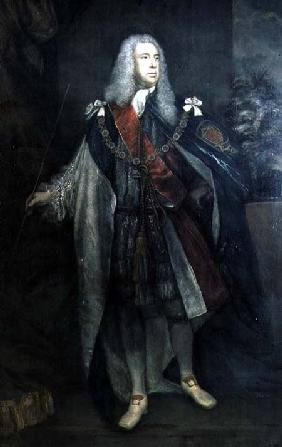 Portrait of Charles Fitzroy, 2nd Duke of Grafton 1755-57