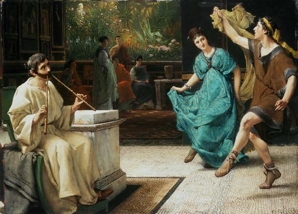 Tanz im alten Rom. von Sir Lawrence Alma-Tadema