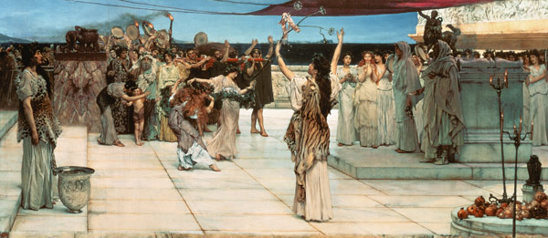 Weihung zum Baccuspriester von Sir Lawrence Alma-Tadema
