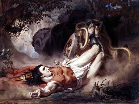 The Death of Hippolyte von Sir Lawrence Alma-Tadema