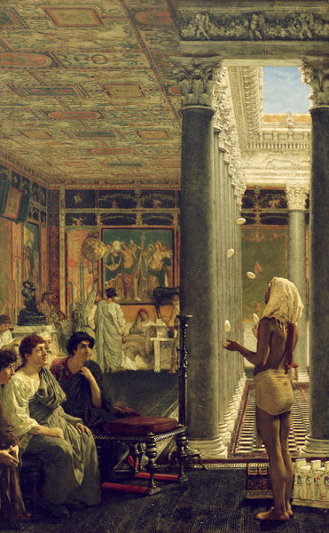 Der Gaukler von Sir Lawrence Alma-Tadema