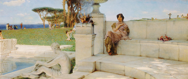Die Stimme des Frühlings von Sir Lawrence Alma-Tadema