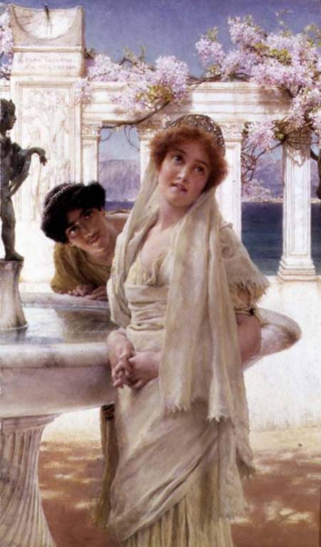 A Difference of Opinion von Sir Lawrence Alma-Tadema
