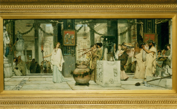 Fest der Weinlese von Sir Lawrence Alma-Tadema