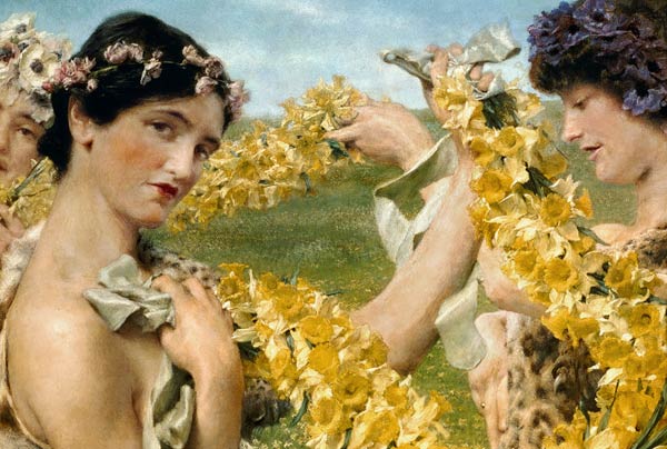 When Flowers Return von Sir Lawrence Alma-Tadema