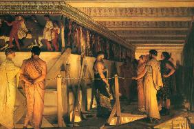 Phidias zeigt seinen Freunden den Fries im Parthenon 1868