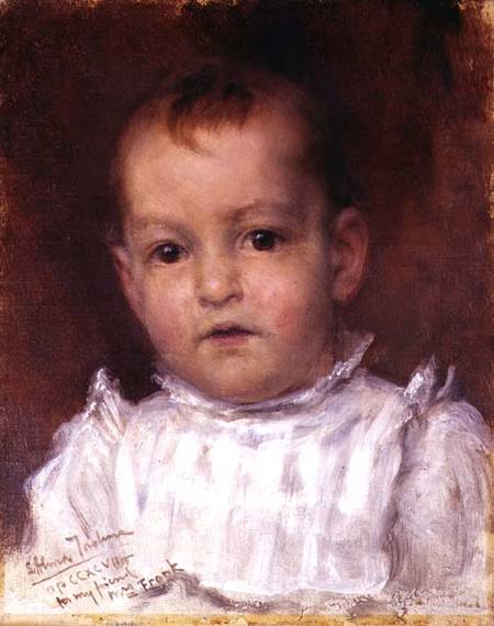Portrait of Master John Parsons Millet von Sir Lawrence Alma-Tadema
