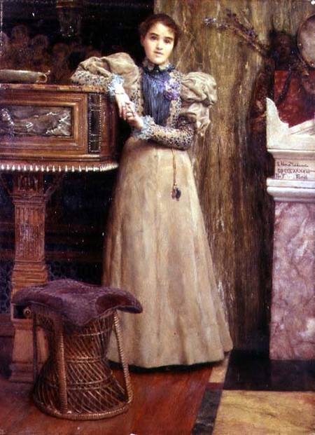 Portrait of Miss Onslow Ford von Sir Lawrence Alma-Tadema