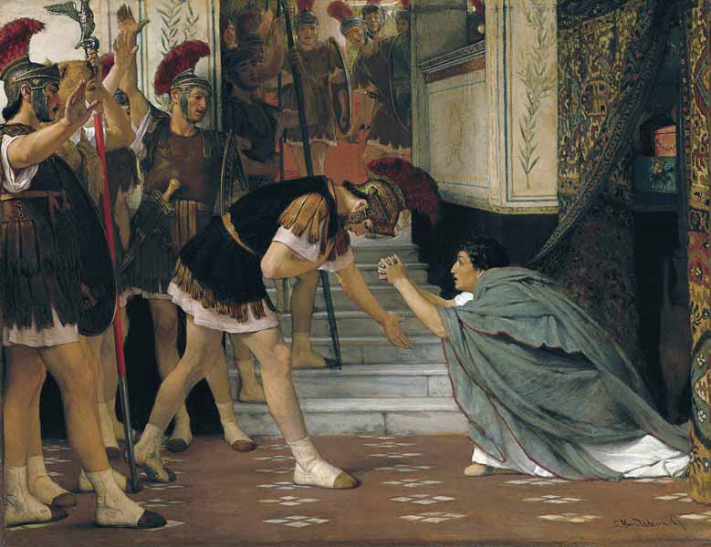 Proklamation des Claudius zum Kaiser von Sir Lawrence Alma-Tadema