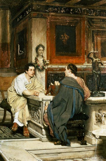 The Discourse; A Chat von Sir Lawrence Alma-Tadema
