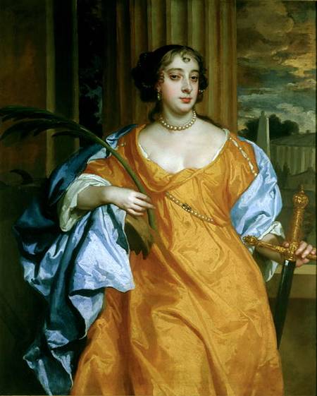 Barbara Villiers, Duchess of Cleveland as St. Catherine of Alexandria von Sir Peter Lely