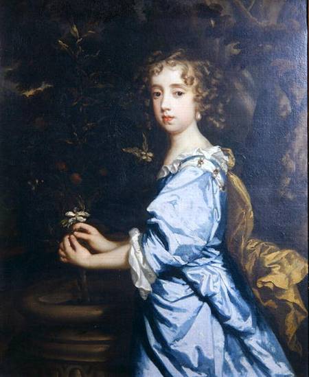 Isabella Dormer, aged 8, later Countess of Mountrath von Sir Peter Lely