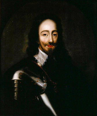 Portrait of Charles I in armour, c.1670 (oil on canvas) von Sir Peter Lely