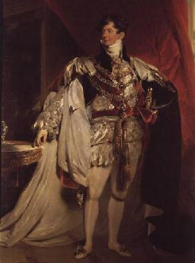 The Prince Regent, later George IV (1762-1830) in his Garter Robes 1816