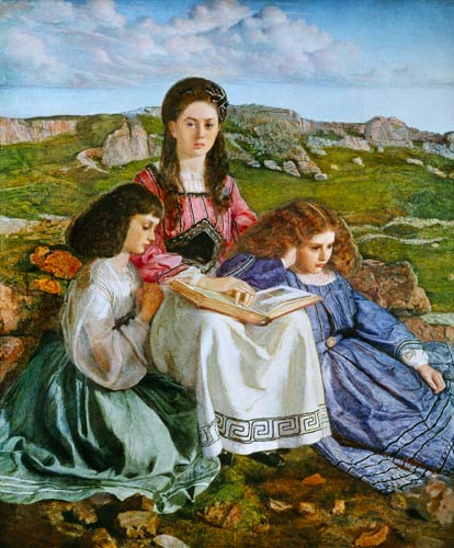 The Three Sisters of Dean Liddell von Sir William Blake Richmond