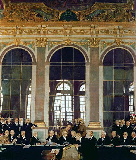 The Treaty of Versailles von Sir William Orpen