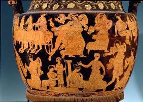 Red-figure volute krater (ceramic) (detail of 85030) 08th-