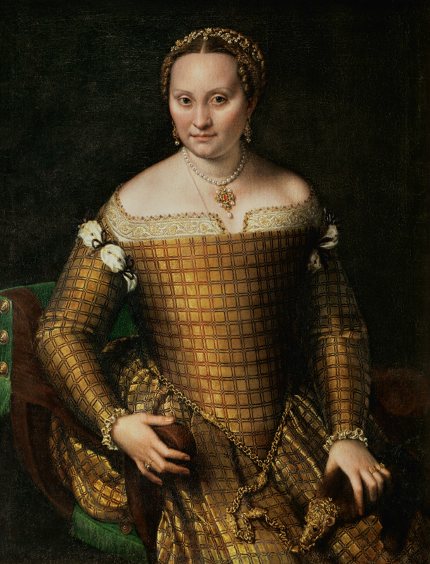 Portrait of the artist's mother, Bianca Ponzoni Anguisciola von Sofonisba Anguisciola