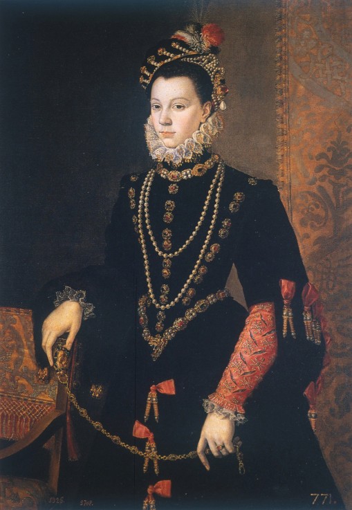 Elisabeth von Valois (1545-1568), Prinzessin von Frankreich und Königin von Spanien von Sofonisba Anguissola