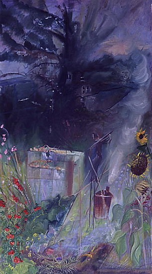 Allotment, 2000 (oil on canvas)  von Sophia  Elliot