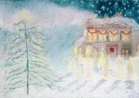 Christmas Eve, 1995 (pastel on paper) 