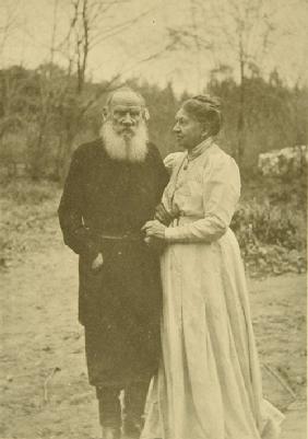 Der letzte Hochzeitstag. Lew Tolstoi und Sofia Andrejewna am 23. September 1910 1910