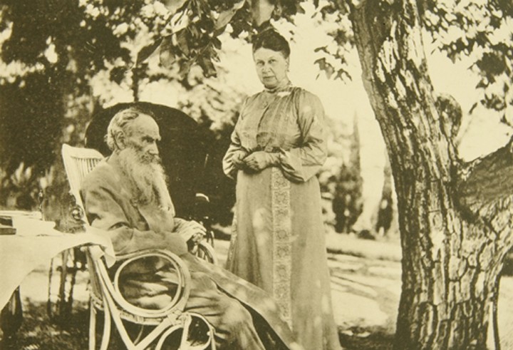 Lew Tolstoi und Sofia Andrejewna in Haspra auf der Krim von Sophia Andreevna Tolstaya