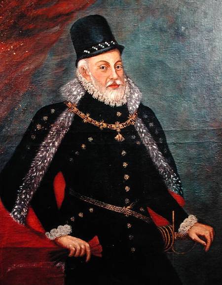 Portrait of Philip II (1527-98) of Spain von Spanish School