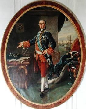 Portrait of Caballero Teodoro de Croix (1730-92) Viceroy of Peru and Chile