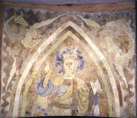 Wall Painting of the Pantocrator from the Caves of Cruz de Maderuelo von Spanish School
