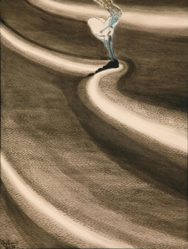 Mädchen in den Wellen (Fillettes devant la vague) von Leon Spilliaert