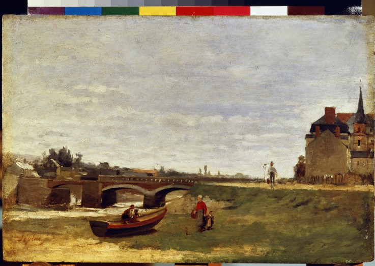 Landschaft mit Brücke von Stanislas Lépine