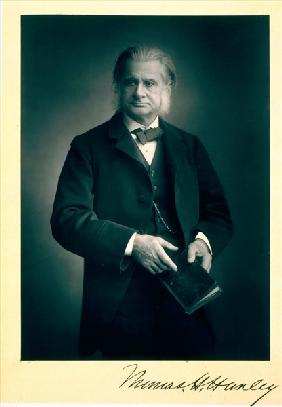 Professor Thomas H. Huxley (1825-95), biologist, portrait photograph (b/w photo) 