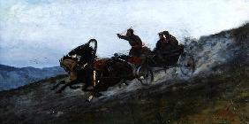 Siberian Troika, Urals, 1876 (oil on canvas) 16th