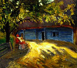 Hütte in der Sonne von Stefan Filipkiewicz