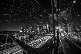 Brooklyn Bridge leuchtet