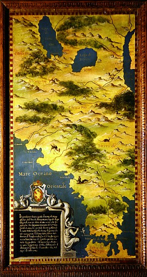 Map of the Strait of Magellan von Stefano Bonsignori