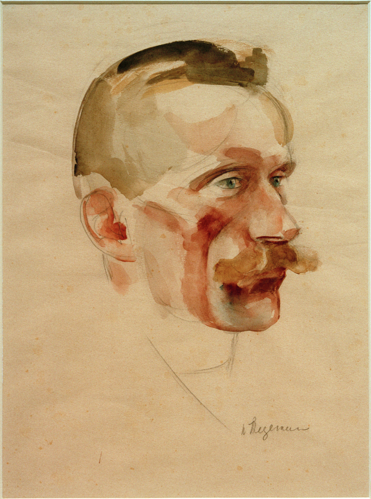 Porträt Wilhelm Werner, um 1926 von Heinrich Stegemann