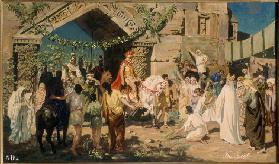 Alexander der Große vor den Toren von Jerusalem 1879