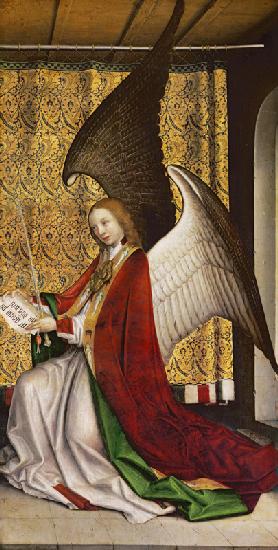 Dreikönigsaltar im Dom zu Köln: Engel der Verkündigung Mariae