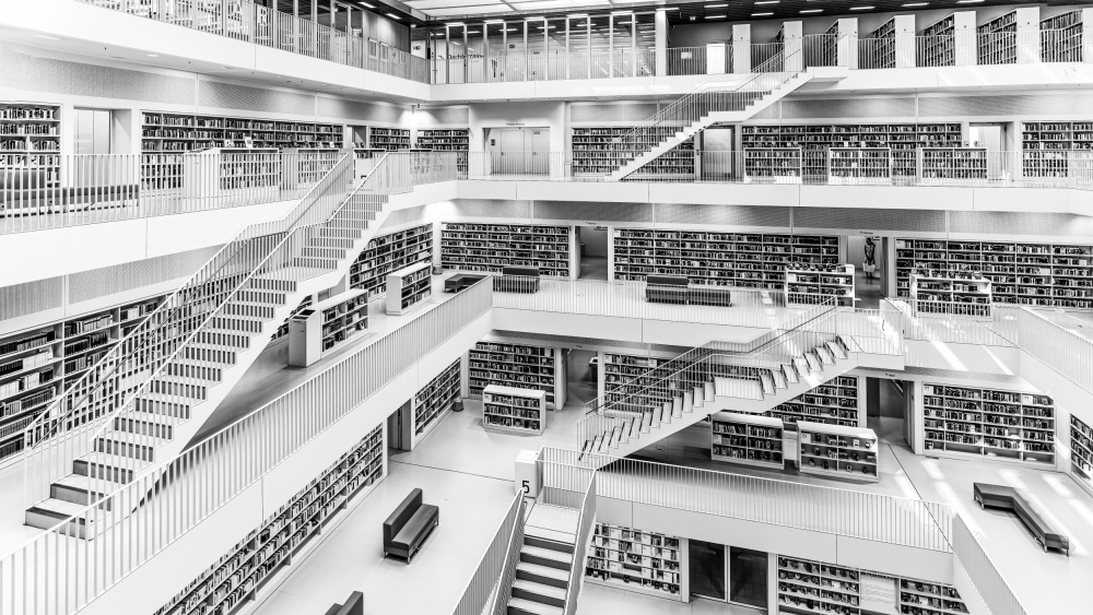 Bibliothek Stuttgart von Stephan Rückert