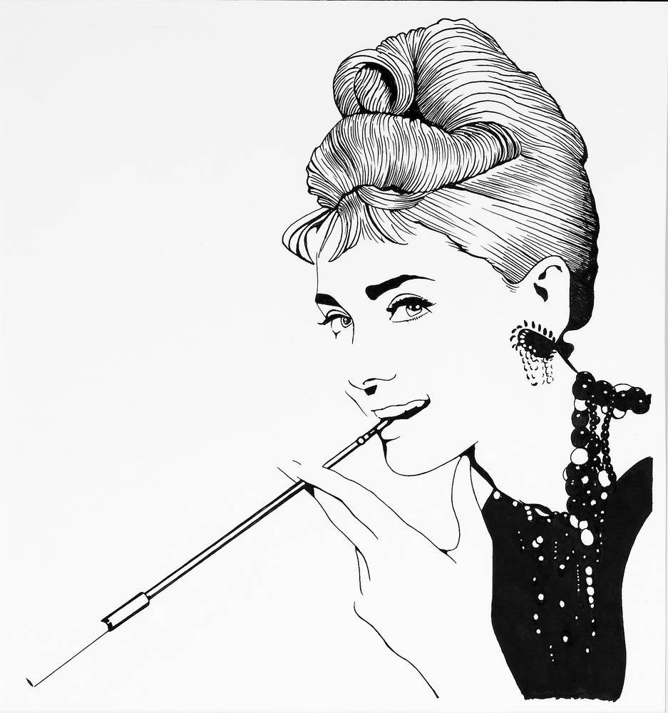 Stilikone Audrey Hepburn von Stephen Langhans