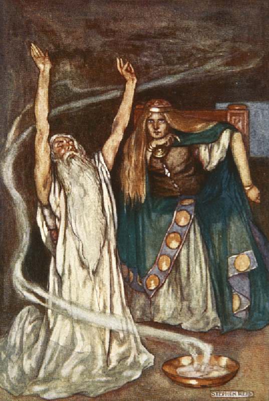 Königin Maeve und der Druide von Stephen Reid