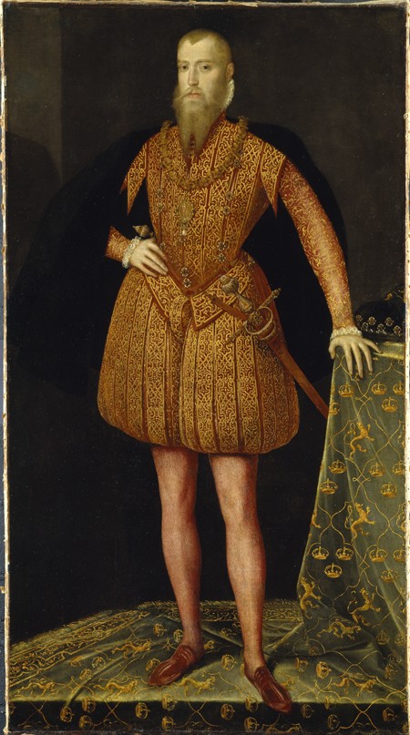 Porträt von König Erik XIV. von Schweden (1533-1577) von Steven van der Meulen